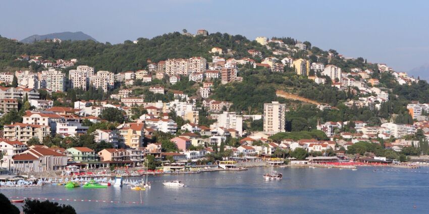 Panoramic view of Igalo, Montenegro