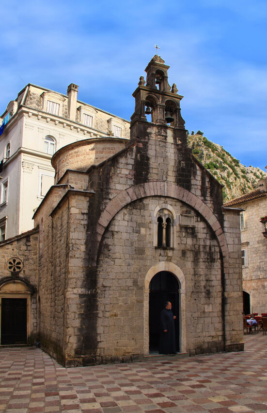 the Church of St Luke in Kotor, Montenegro