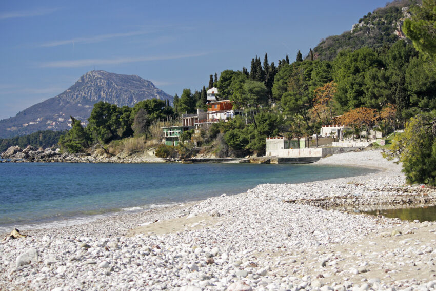 Shushan Beach in New Bar, Montenegro