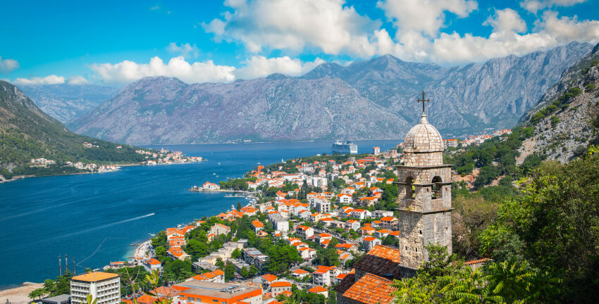 Boka Kotor Bay in Montenegro