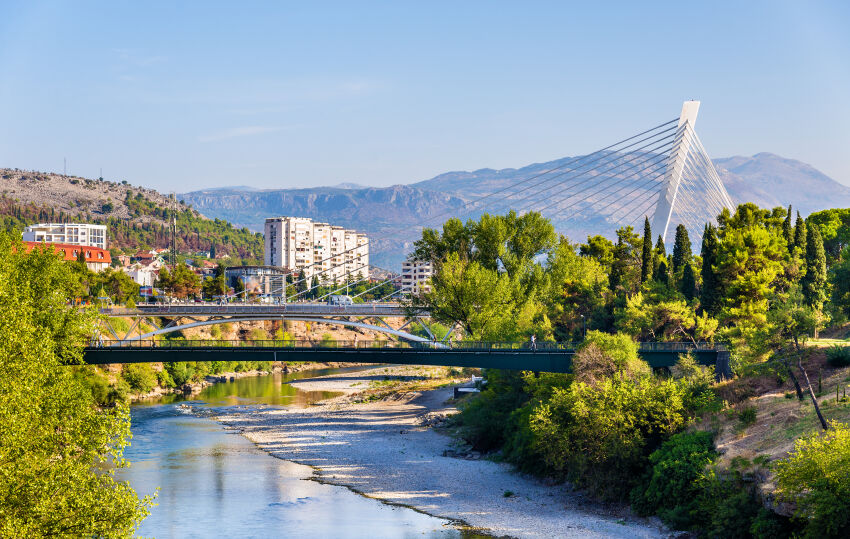 Podgorica in Montenegro