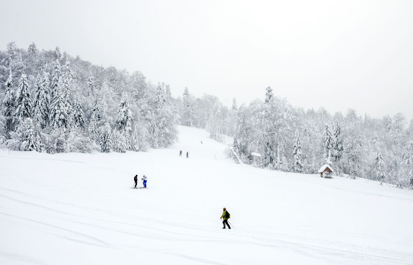 Kolasin ski slope in Montenegro