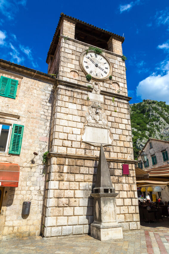 Clock Tower and Pillar of Shame in Kotor