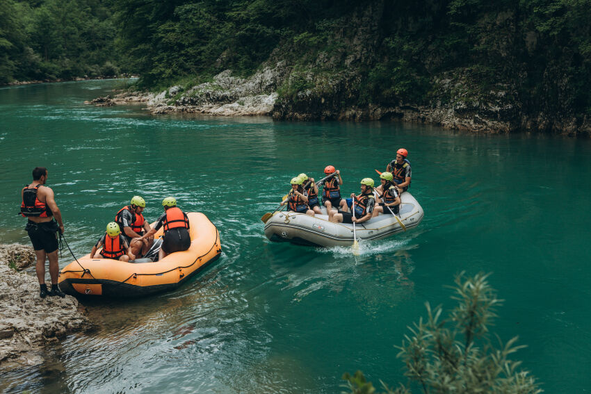 Rafting on the Tara River, Montenegro